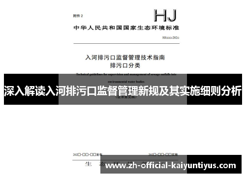 深入解读入河排污口监督管理新规及其实施细则分析 深入解读入河排污口监督管理新规及其实施细则分析